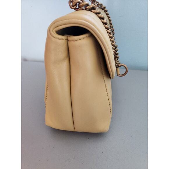 Authentic Tory Burch Kira Small Top-Handle Satchel Beeswax - Picture 13 of 16